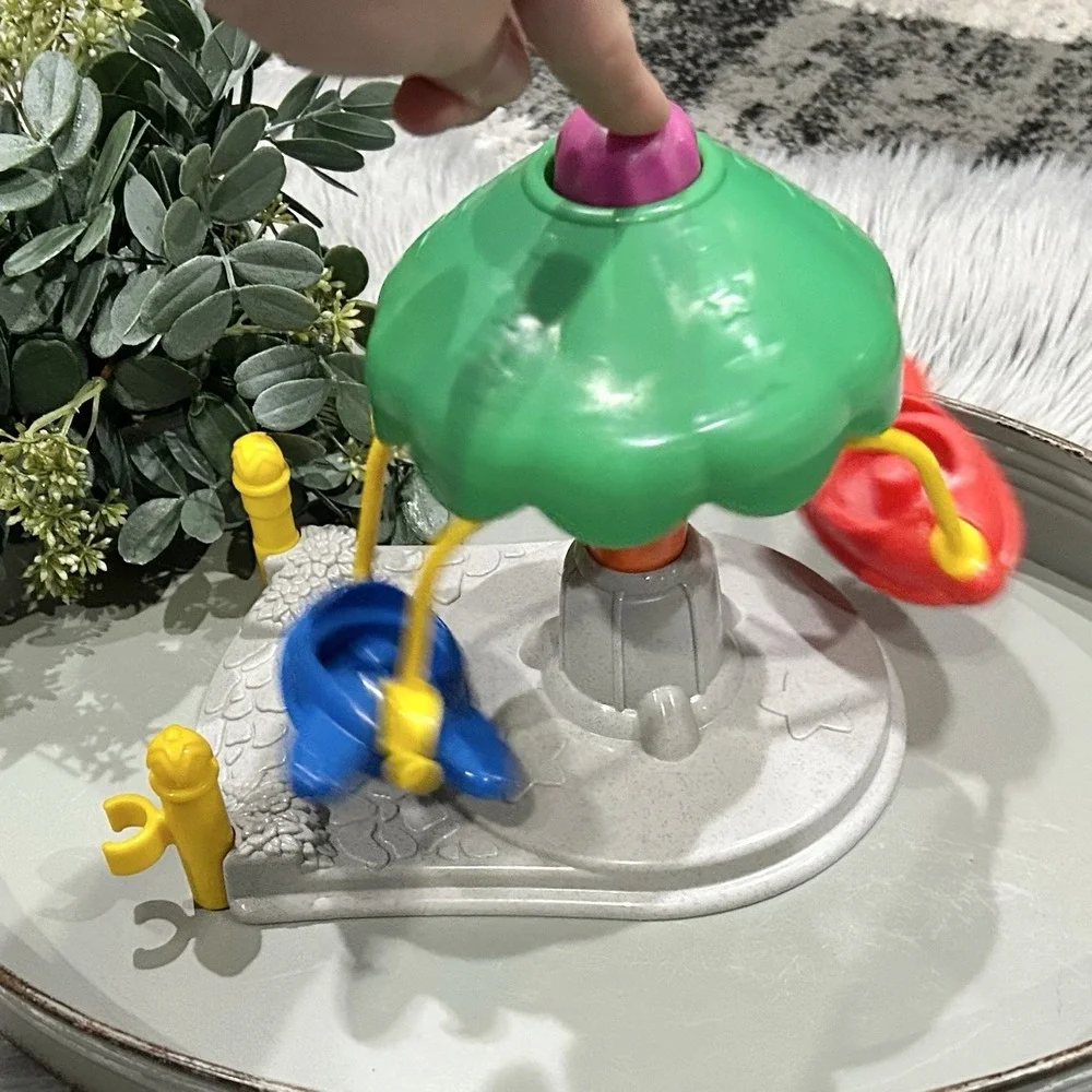 Vintage Fisher Price Little People Amusement‎ Park Airplane Plane Carnival Ride